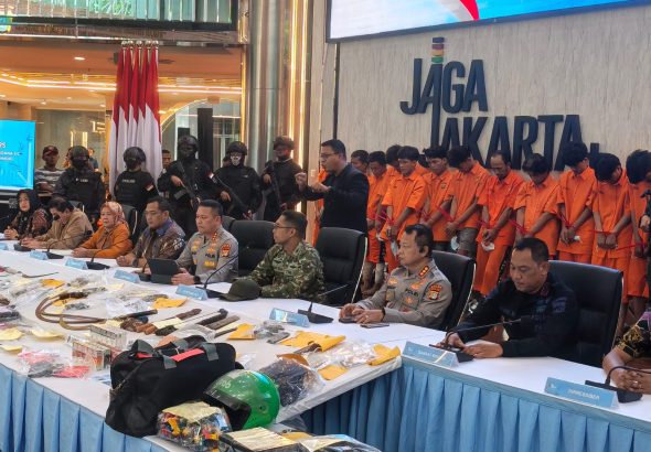 Polda Metro Jaya Ungkap 127 Kasus Kejahatan Jalanan, 173 Tersangka Ditangkap