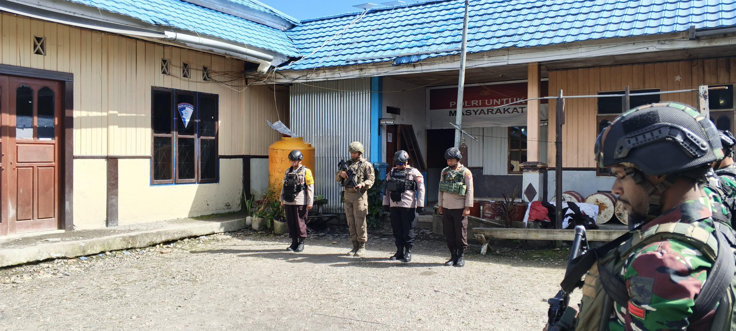 Patroli Gabungan Ops Damai Cartenz 2026 Jaga Stabilitas Keamanan di Sugapa