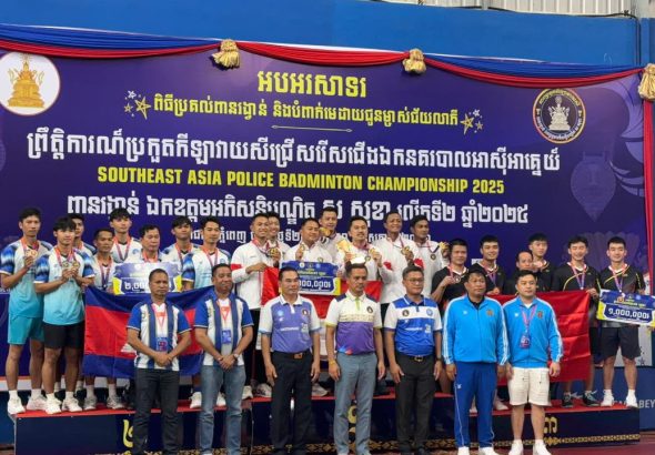 Tim Bulutangkis Polri Raih 4 Medali Emas dan 2 Perak SEA Police Badminton Championship 2026 di Kamboja