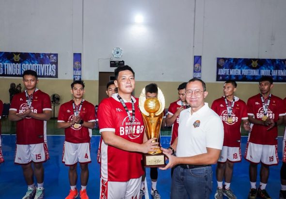 TIM BASKET BHAYANGKARA BRIMOB RAIH JUARA 1 KASAU CUP 2026 BASKETBALL TOURNAMENT