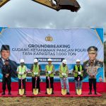 Dukung Program Ketahanan Pangan, Karo Logistik Polda Bengkulu Lakukan Groundbreaking Gudang Ketahanan Pangan Polri Kapasitas 1.000 Ton