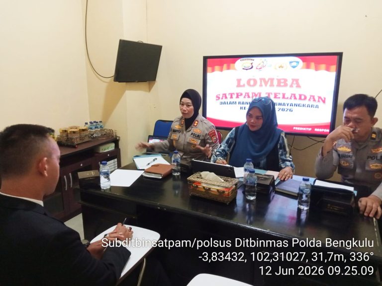 Ditbinmas Polda Bengkulu Gelar Lomba Satpam Teladan Sambut HUT Bhayangkara ke-80
