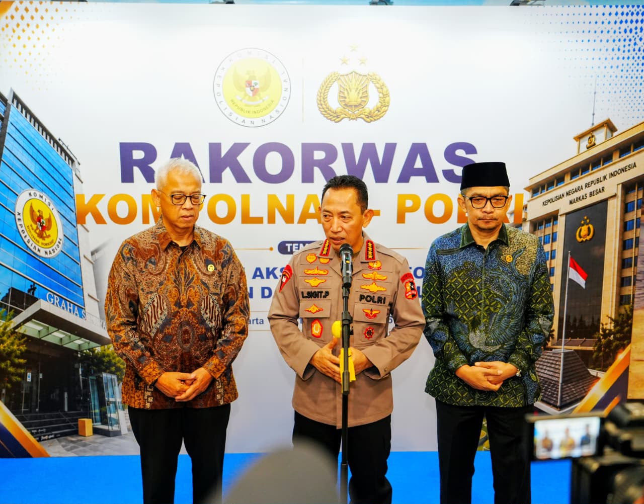 Kapolri di Rakorwas Kompolnas : Mitra Strategis untuk Pembenahan Polri