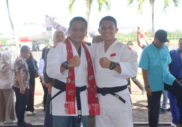 Tradisi Judo Warnai Penyambutan Wakapolda Bengkulu, Simbol Persaudaraan yang Terjalin Sejak Sebelum Berdinas di Polri