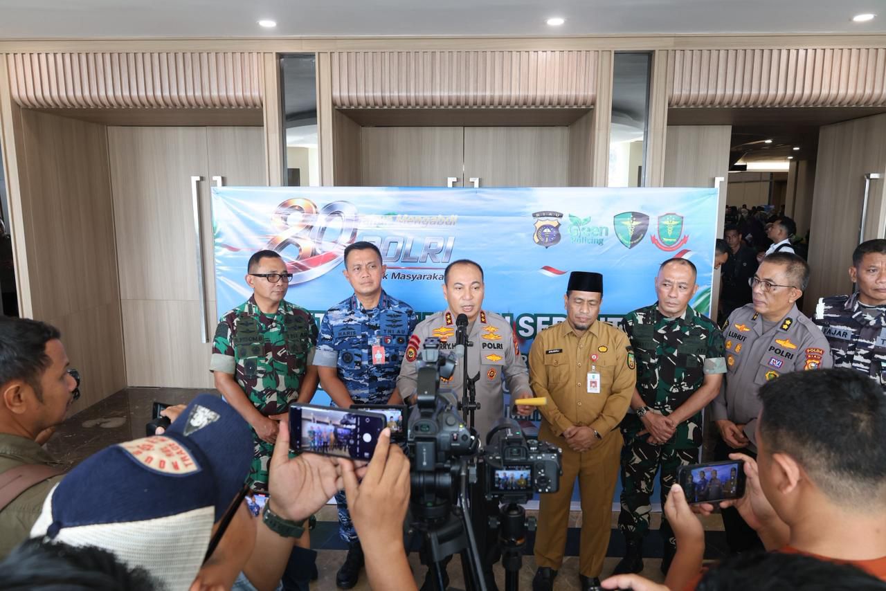 Bakti Kesehatan Hari Bhayangkara ke-80, Polda Riau Gelar 14 Layanan Medis
