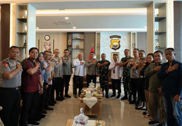 Kapolda Bengkulu Terima Audiensi Danrem 041/Gamas Ketum PJSI Provinsi Bengkulu, Dukung Penuh Kemajuan Judo di Provinsi Bengkulu