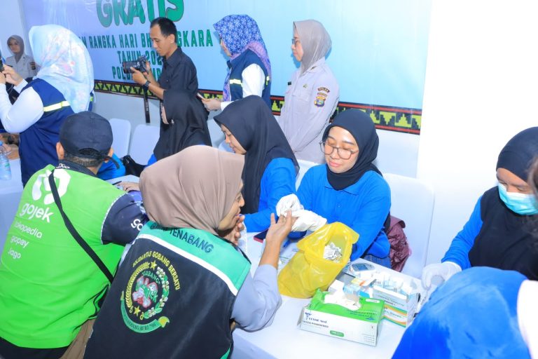 Sambut Hari Bhayangkara Ke-80, Polda Lampung Gelar Bakti Kesehatan untuk 7.600 Warga dan Luncurkan Layanan Modern