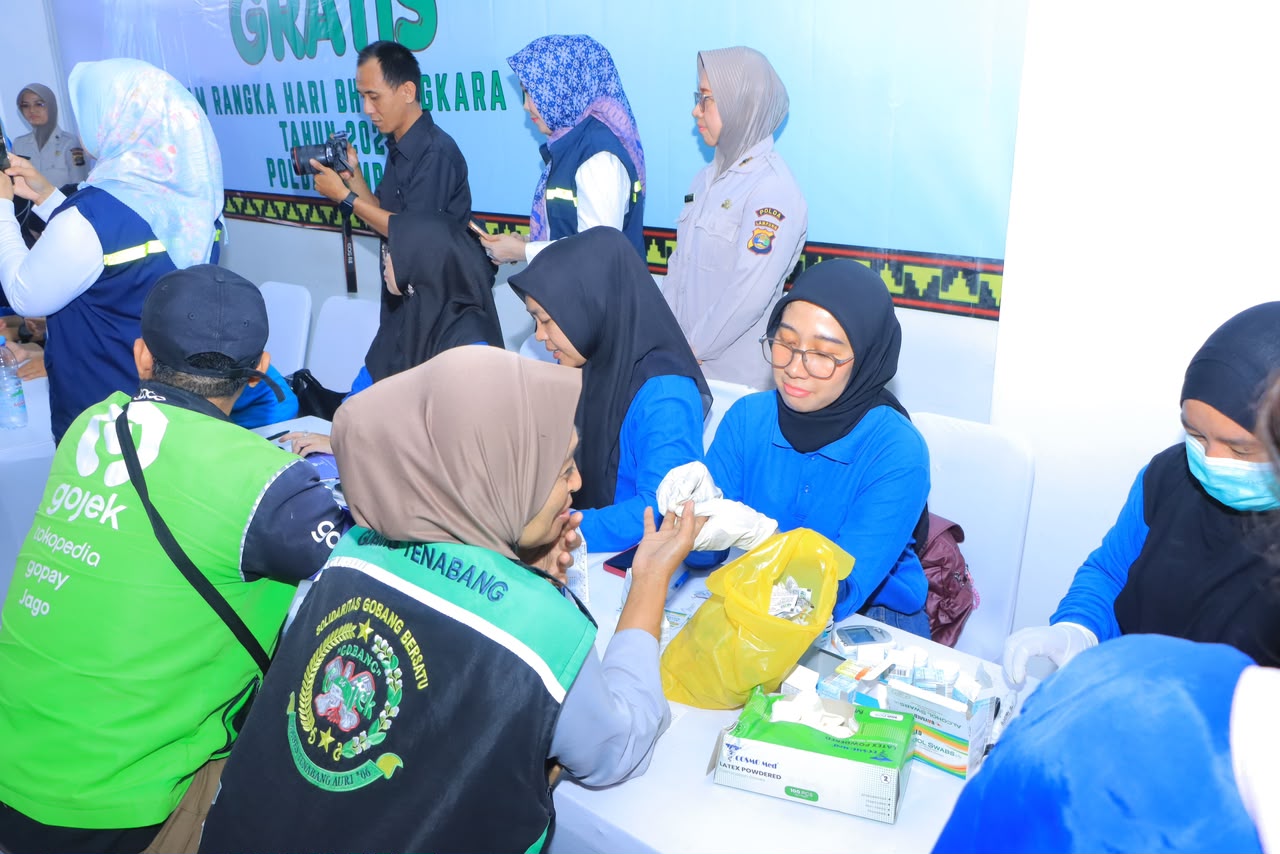 Sambut Hari Bhayangkara Ke-80, Polda Lampung Gelar Bakti Kesehatan untuk 7.600 Warga dan Luncurkan Layanan Modern