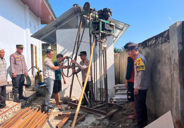 Sambut Hari Bhayangkara ke-80, Polda Bengkulu Bangun Sumur Bor untuk Penuhi Kebutuhan Air Bersih Warga