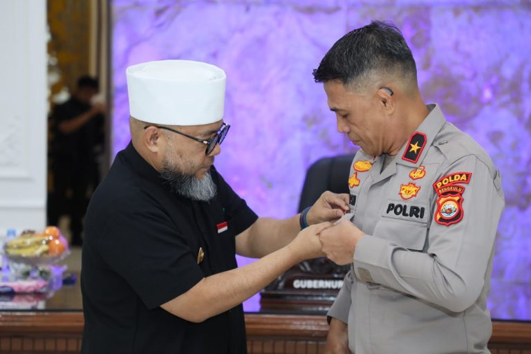 Kapolda Bengkulu Silaturahmi ke Gubernur Bengkulu, Perkuat Sinegritas Pemprov dan Polda Bengkulu