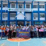 Satlantas Polresta Bengkulu Edukasi Pelajar SMPN 1 tentang Tertib Berlalu Lintas dan Bahaya Balap Liar